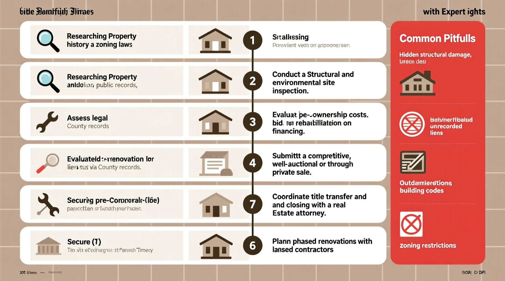 a step by step guide to successfully purchasing abandoned properties and avoiding common pitfalls