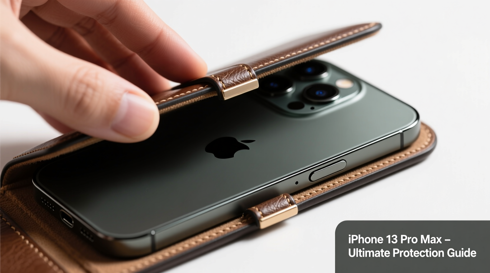 step by step guide how to properly install an iphone 13 pro max leather case for ultimate protection