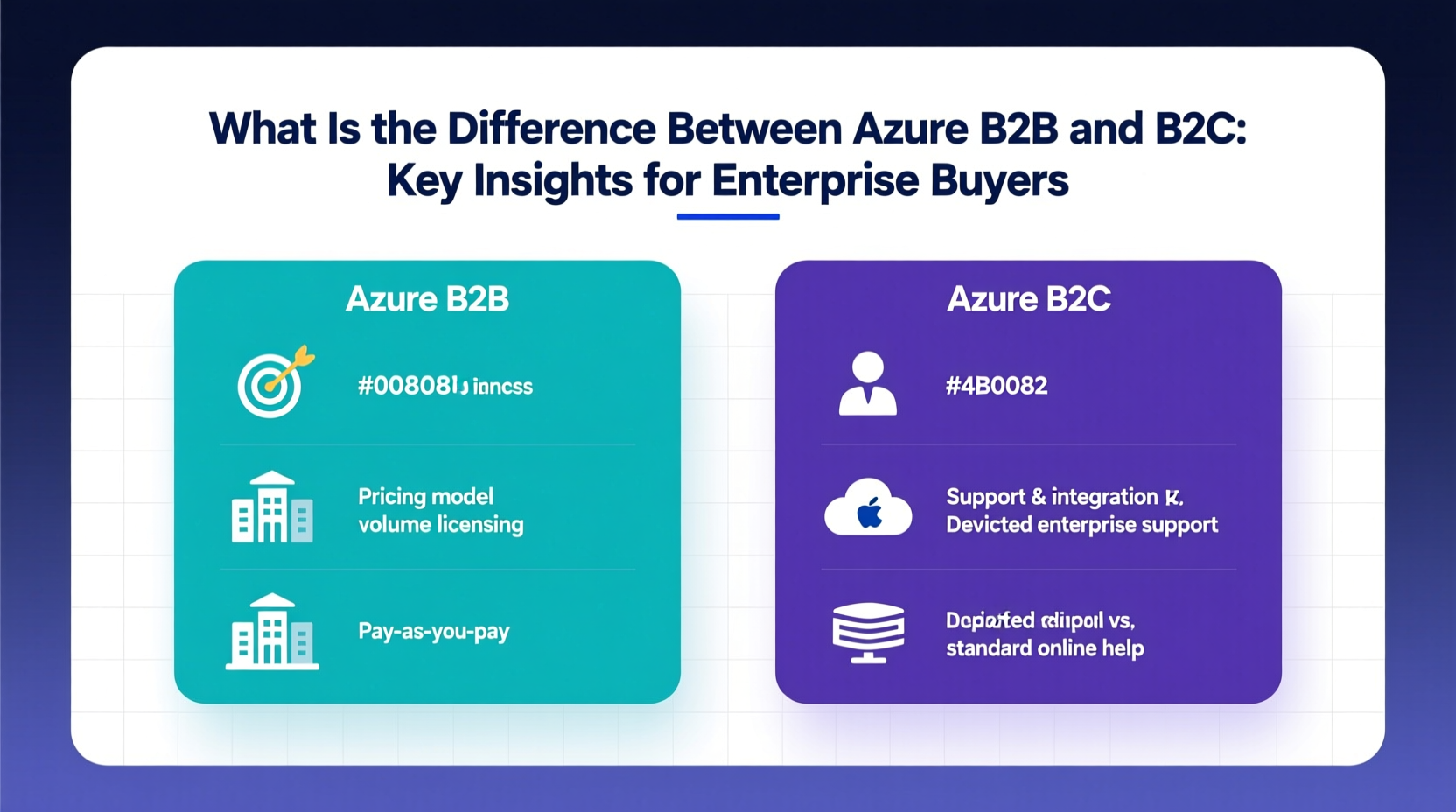 what is the difference between azure b2b and b2c