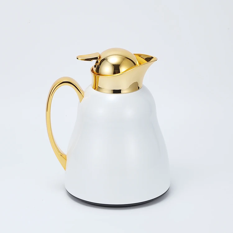 glass liner tea pot vacuum flask stainless steel thermal jug