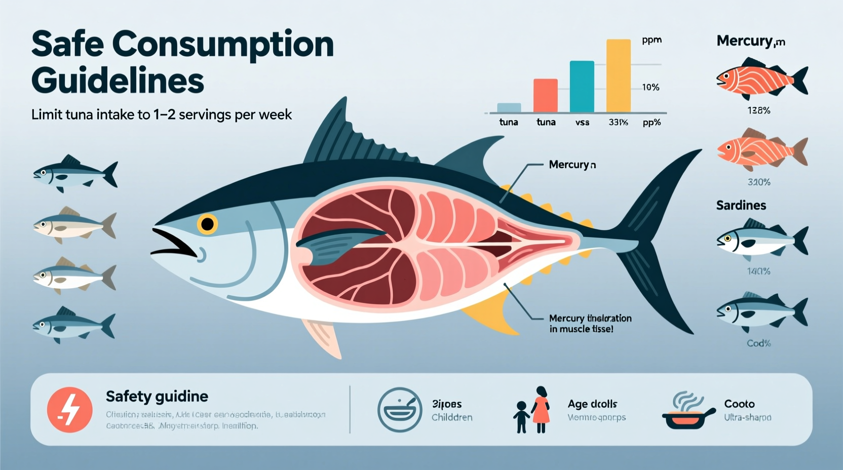 why is tuna high in mercury risks safe consumption