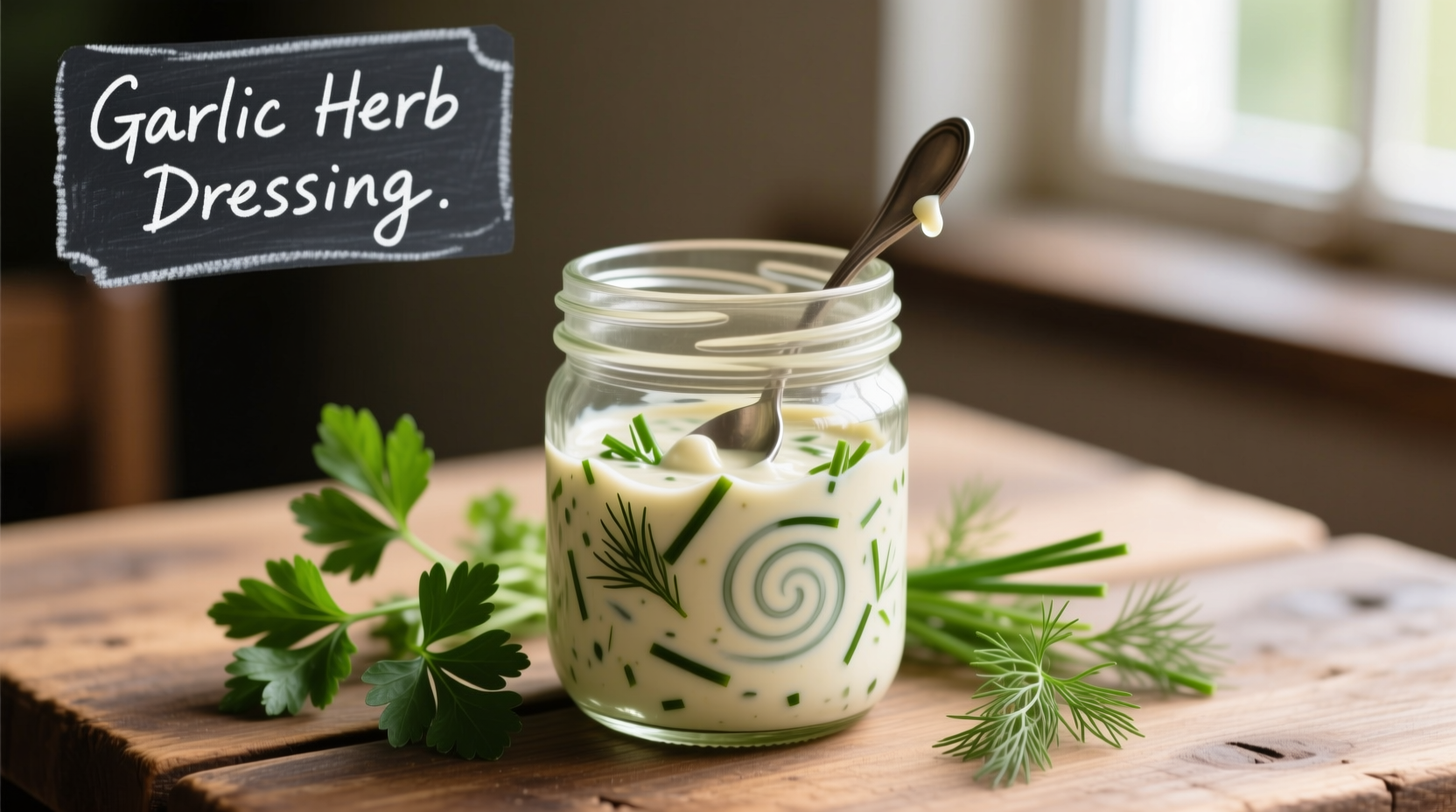 easy creamy garlic salad dressing recipe  5 minutes