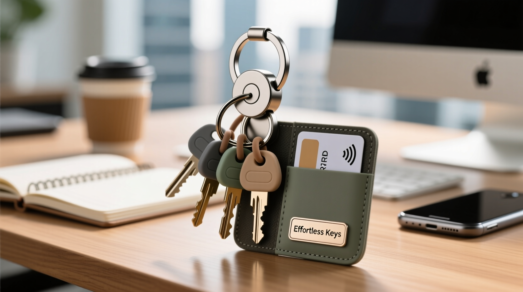 stylish and functional keychain solutions to organize your keys and id effortlessly