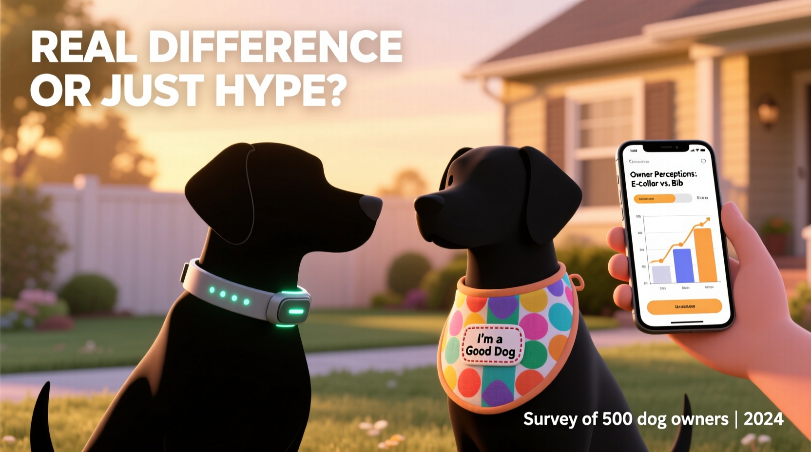 e collar vs pet bib are dog owners really seeing a difference or is it just hype