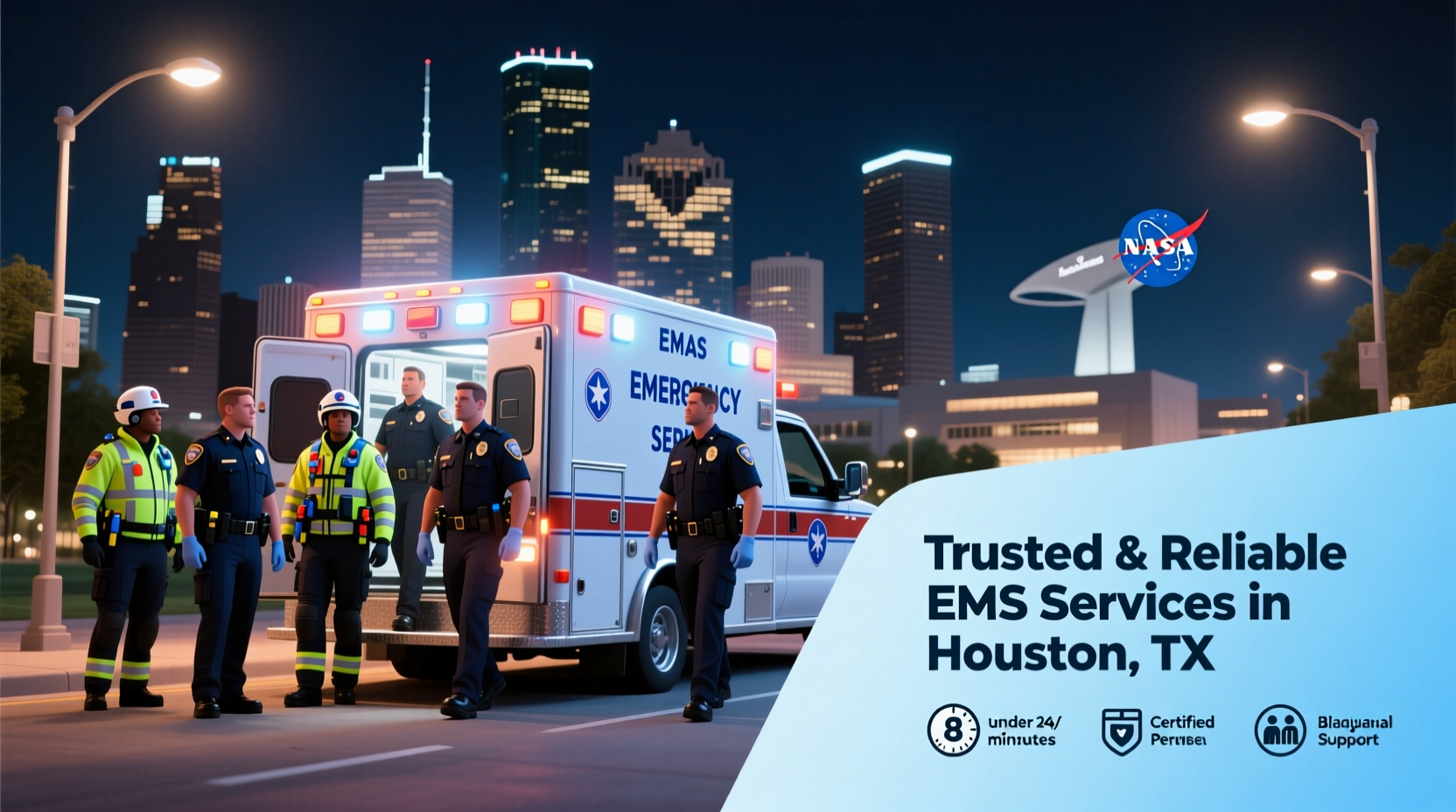reliable care for ems services in houston tx with trusted options