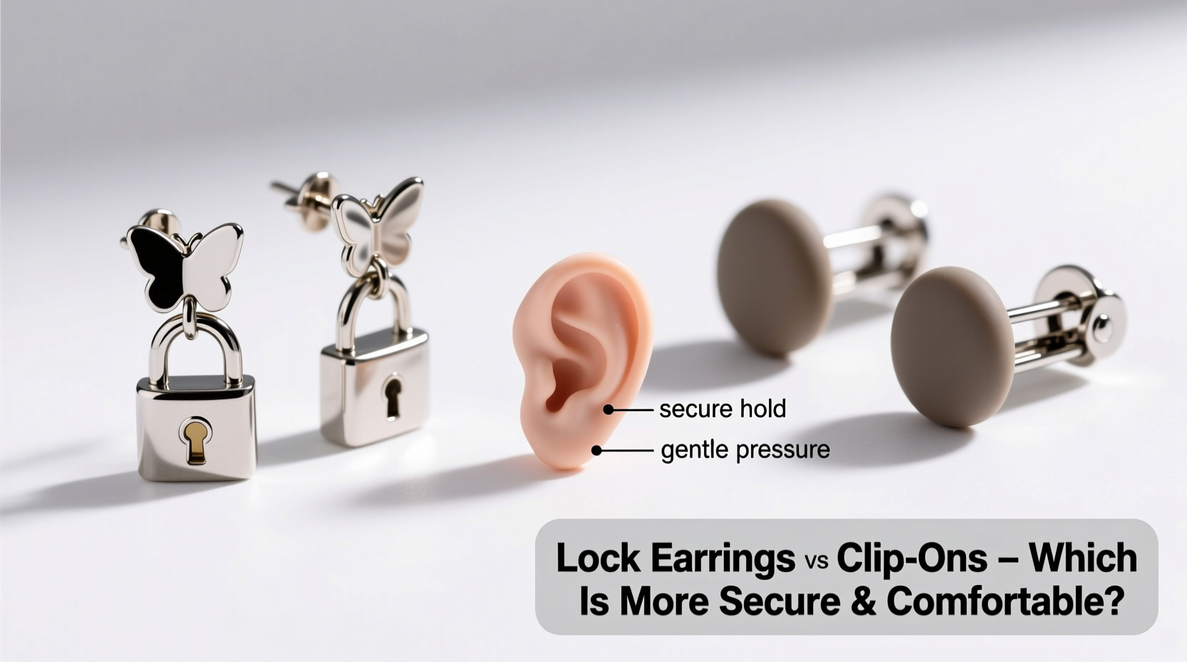 lock earrings vs clip ons which is actually more secure and comfy