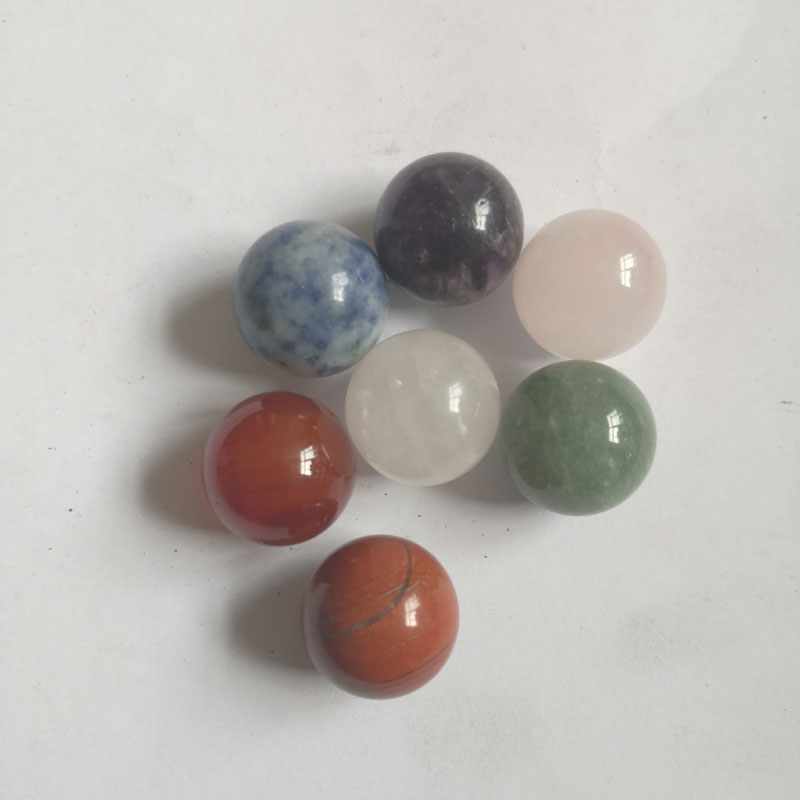 20mm圆形珠子宝石什锦脉轮愈合套装 - buy agate gemstone pendant