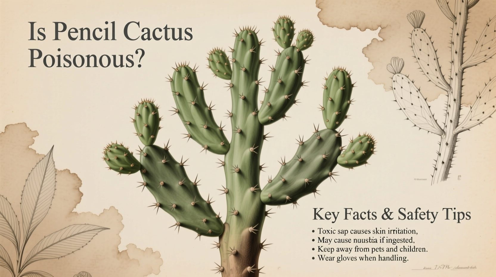 Is Pencil Cactus Poisonous? Key Facts & Safety Tips