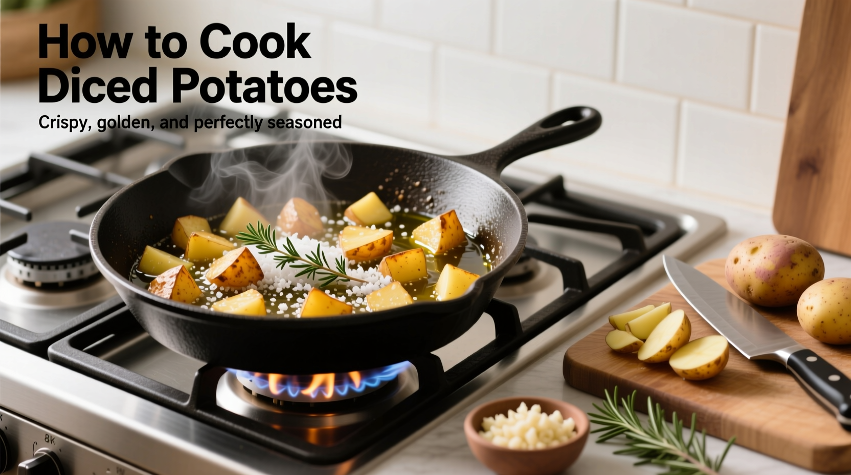 how to cook diced potatoes