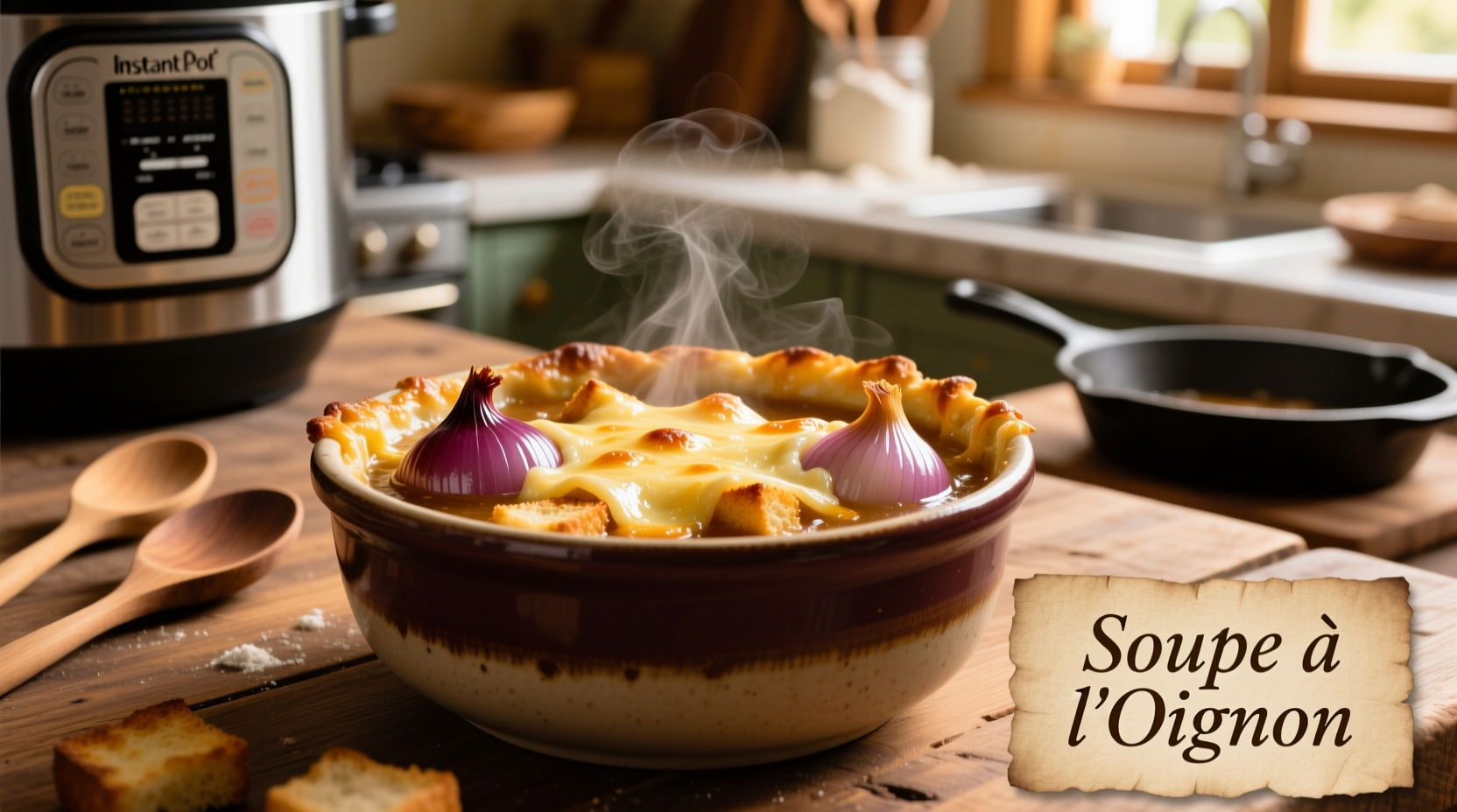 Instant Pot French Onion Soup: 30-Minute Authentic Recipe