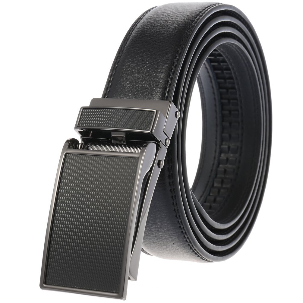 Men's leather alloy automatic buckle belt processing custom belts LY33-0200-1