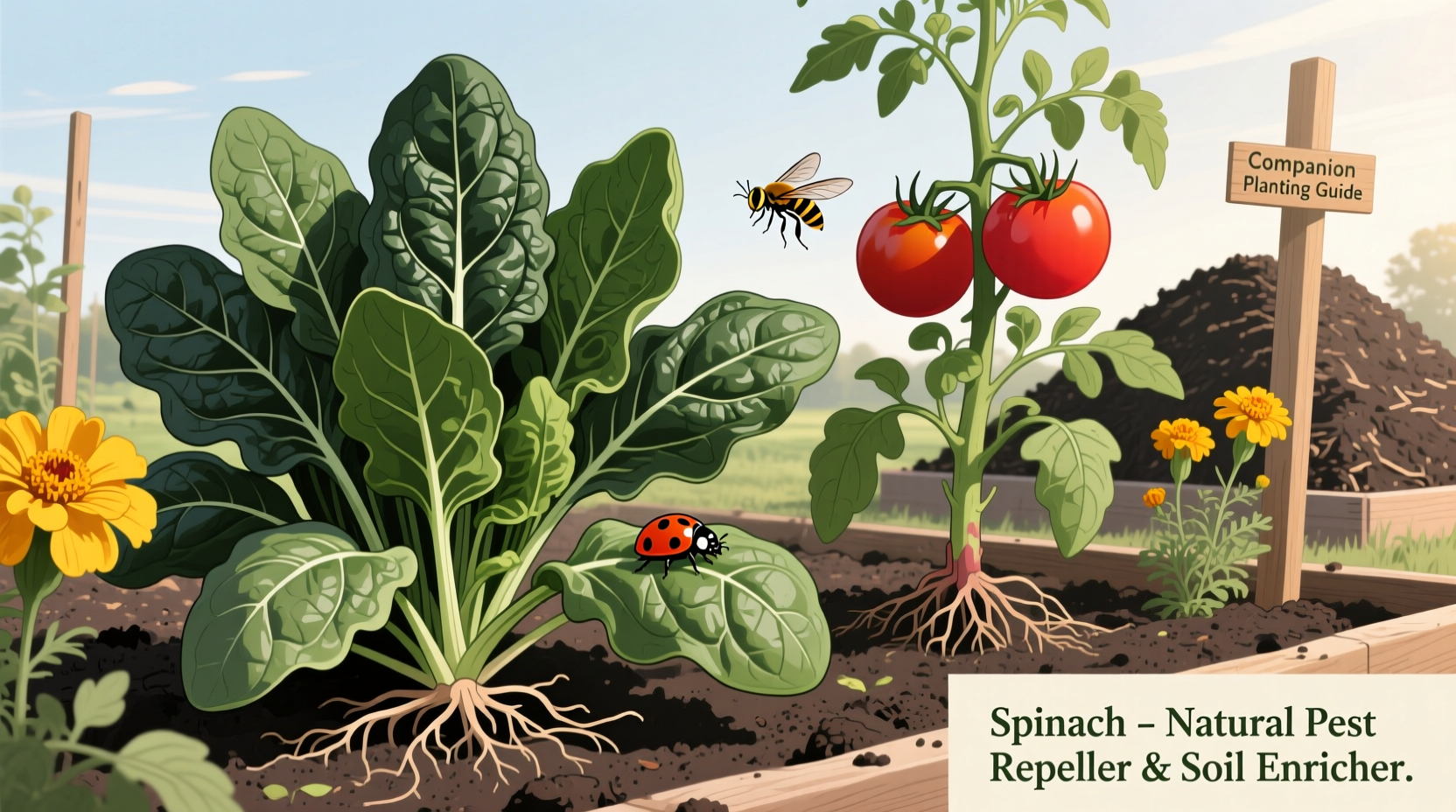 Best Companion Plants for Spinach: Science-Backed Pairings