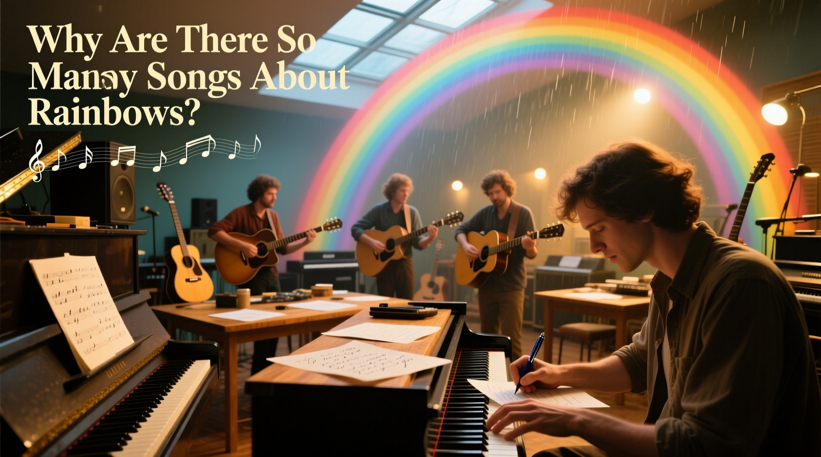 why are there so many songs about rainbows exploring the trend