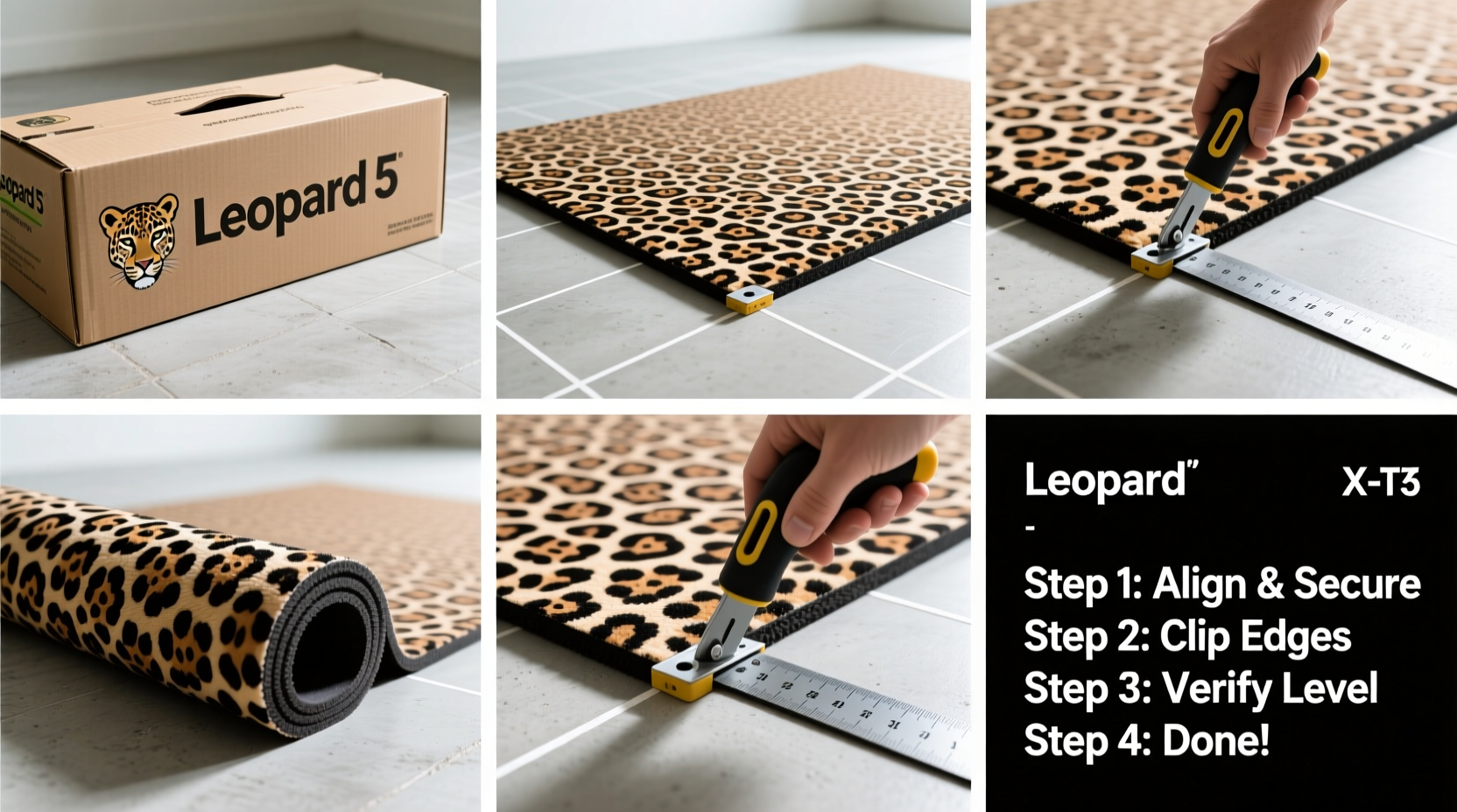 leopard 5 mat installation guide