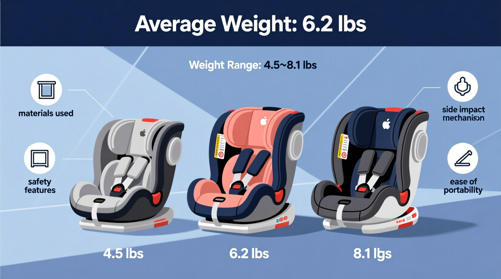 how much do infant car seats weigh