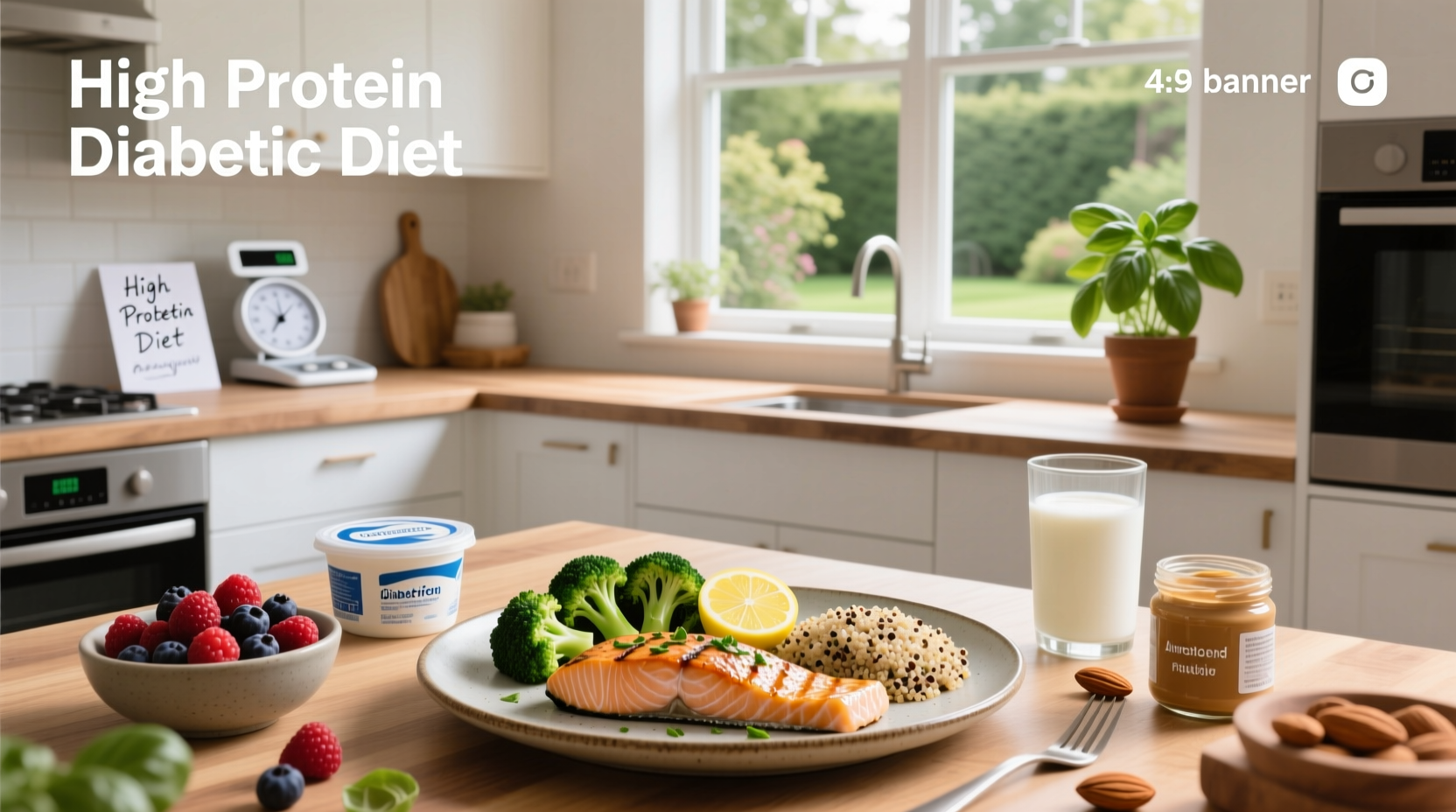 High Protein Diabetic Diet Guide: How to Balance Blood Sugar & Satiety