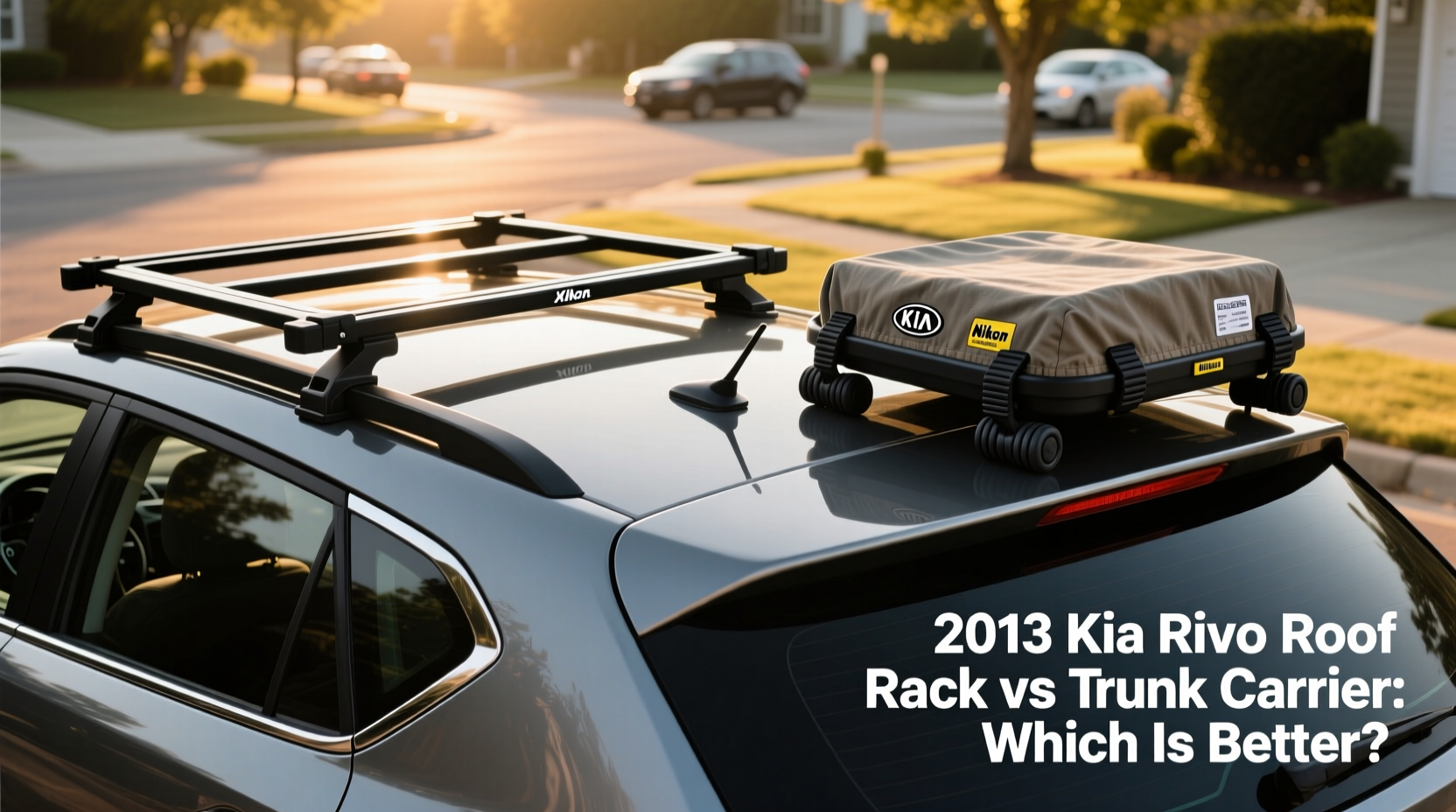 rio 2013 roof rack vs trunk carrier