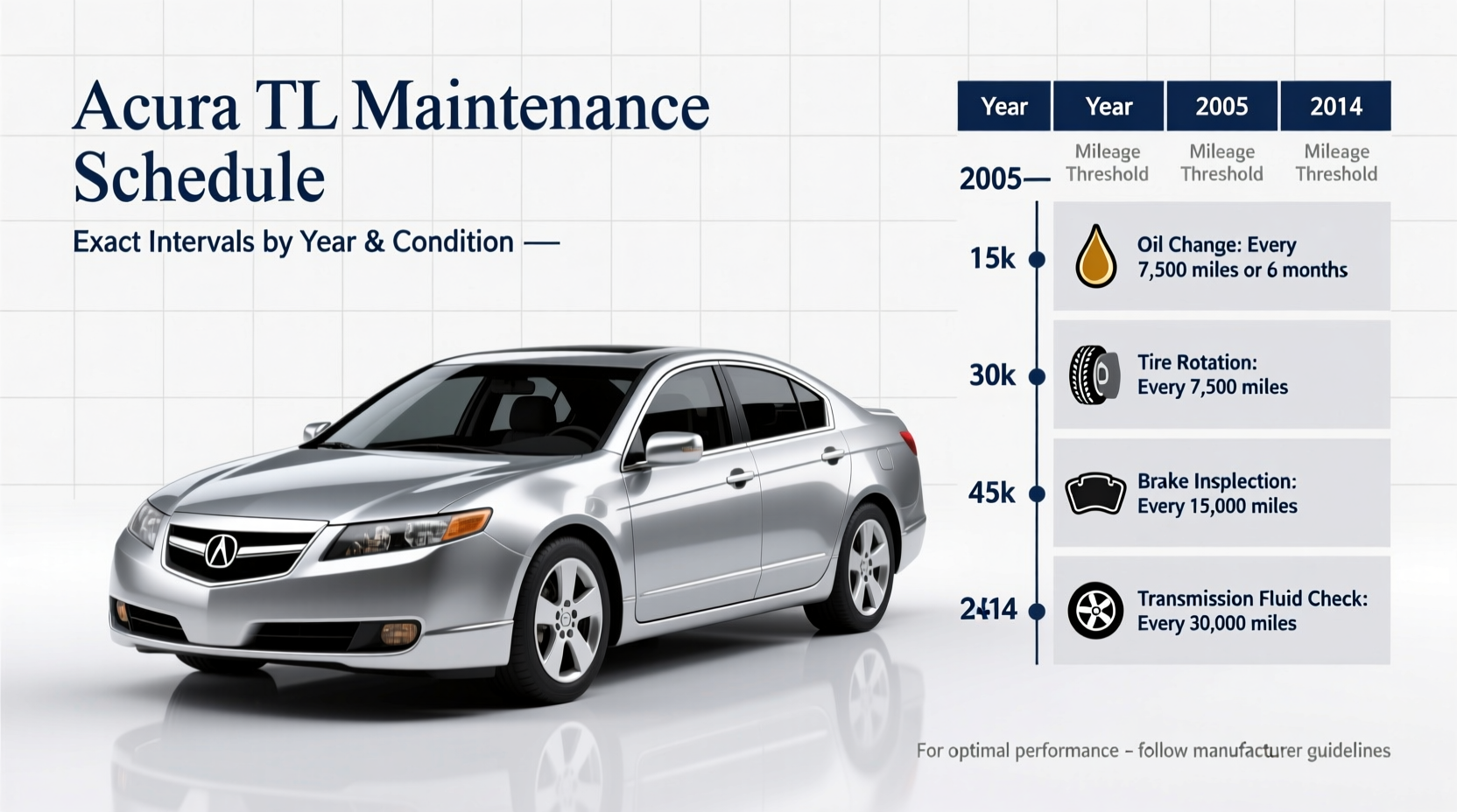 acura tl maintenance schedule