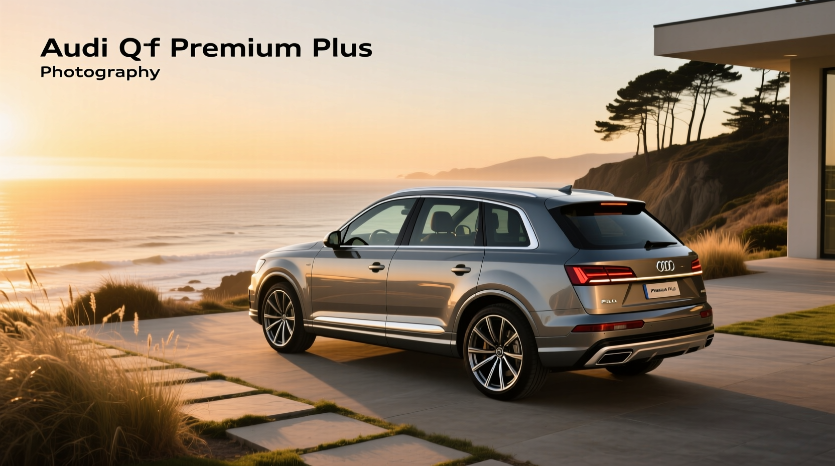 Audi Q7 Premium trim parked in suburban setting