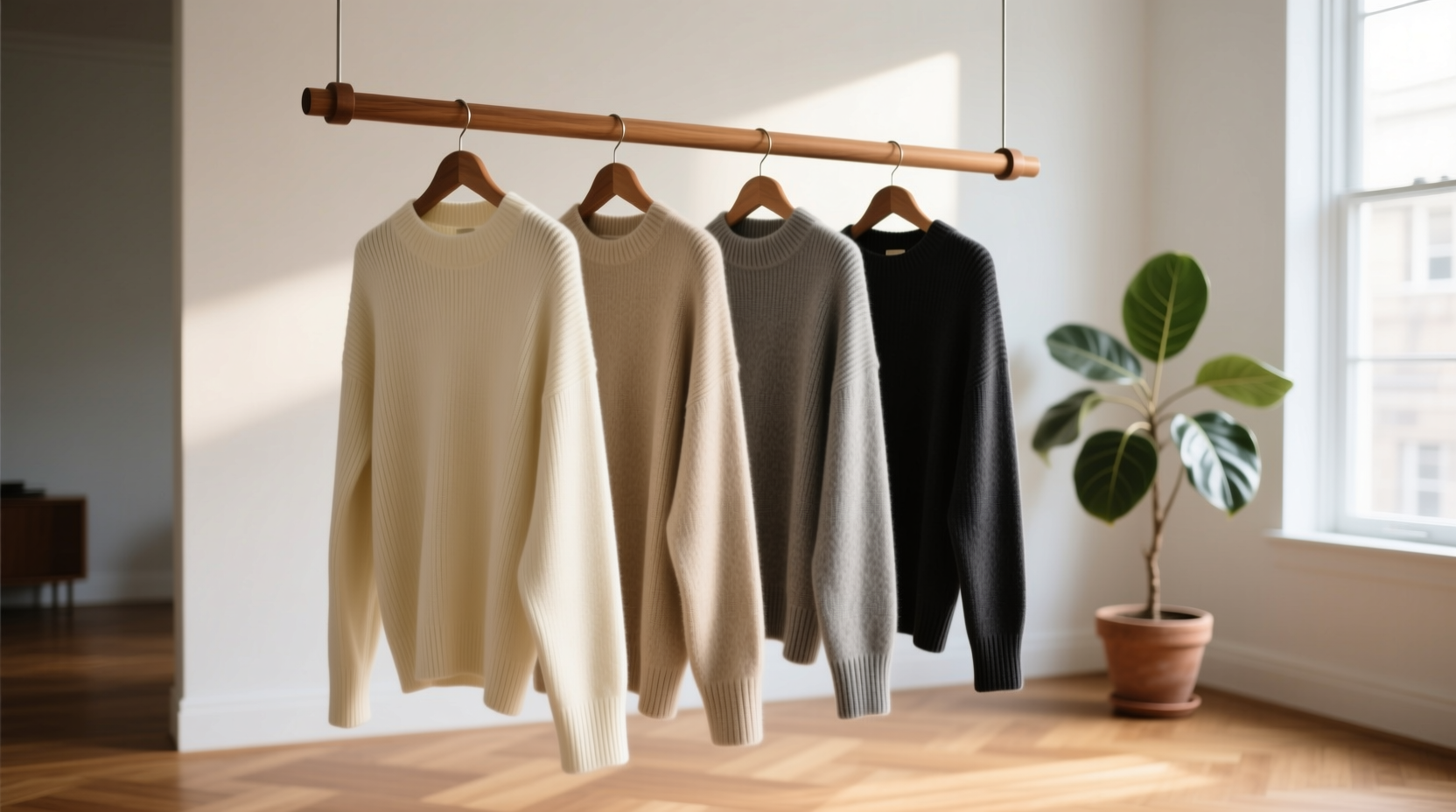 How to Hang Sweaters: The Textile-Science Method to Prevent Stretching
