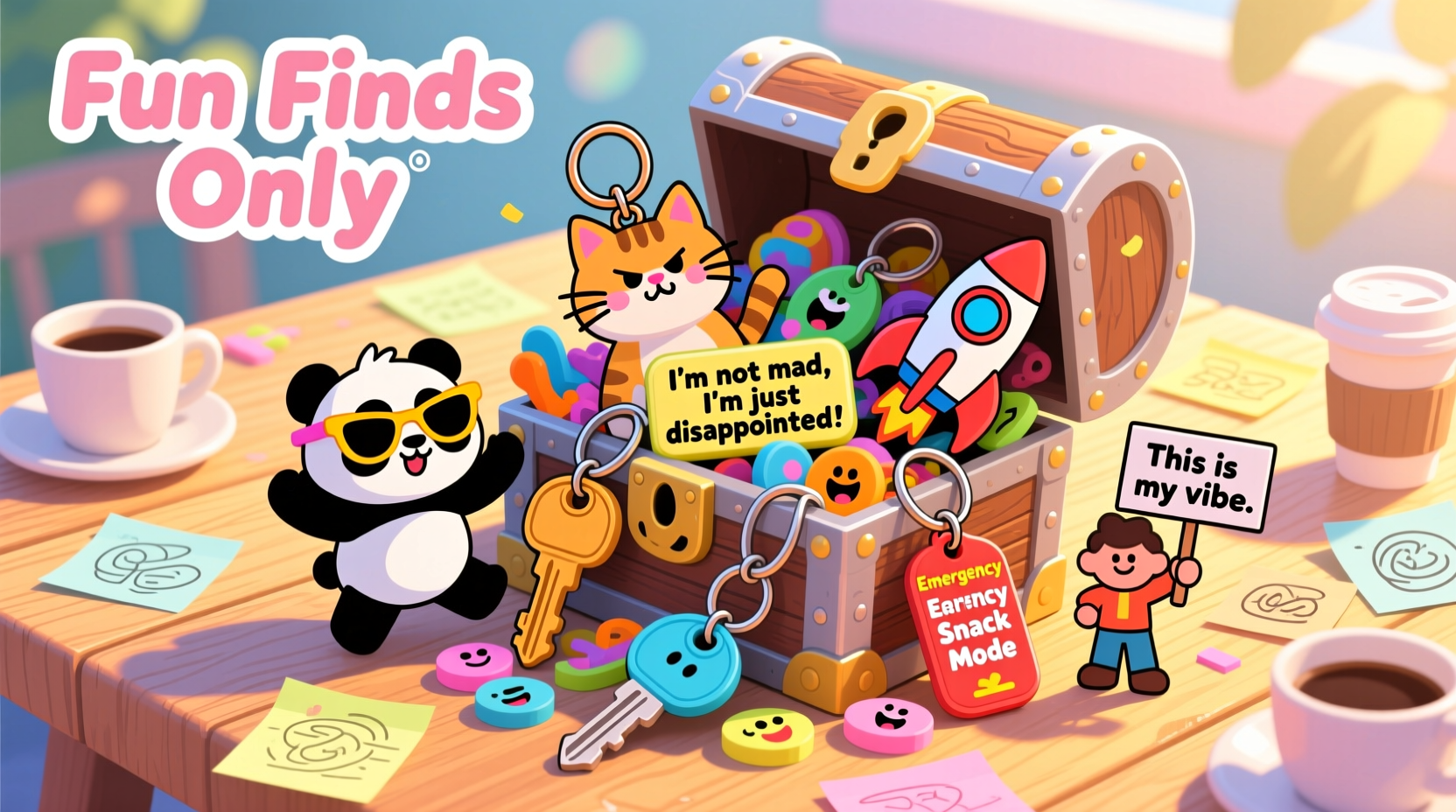 creative ways to discover and choose funny keychains that spark joy