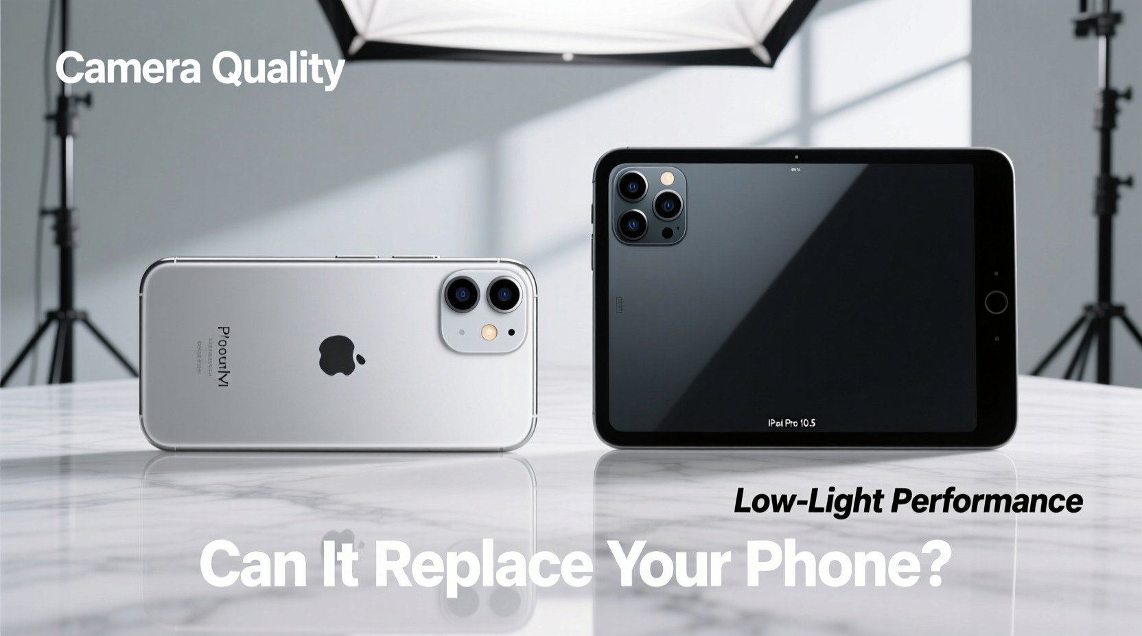 ipad pro 10 5 vs iphone 7 camera can the tablet really replace your phone