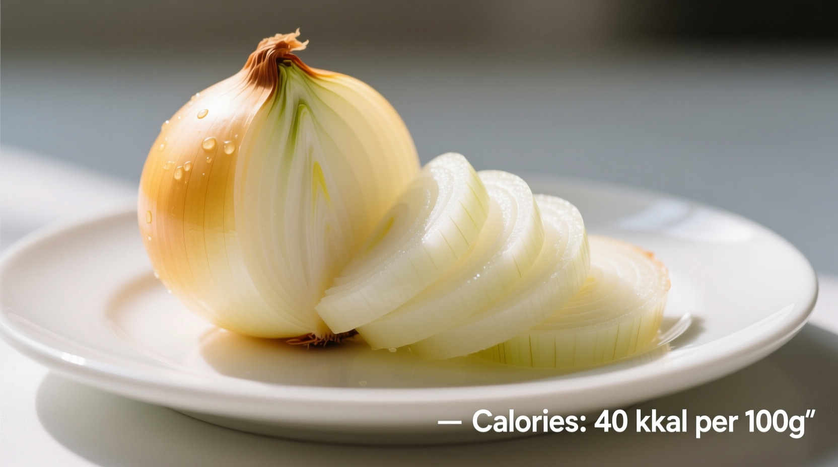 how many calories is in an onion