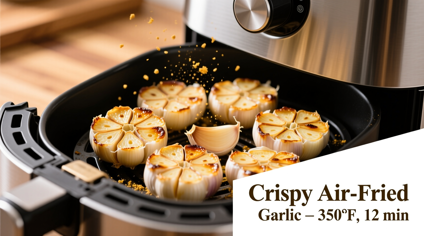 air fry garlic