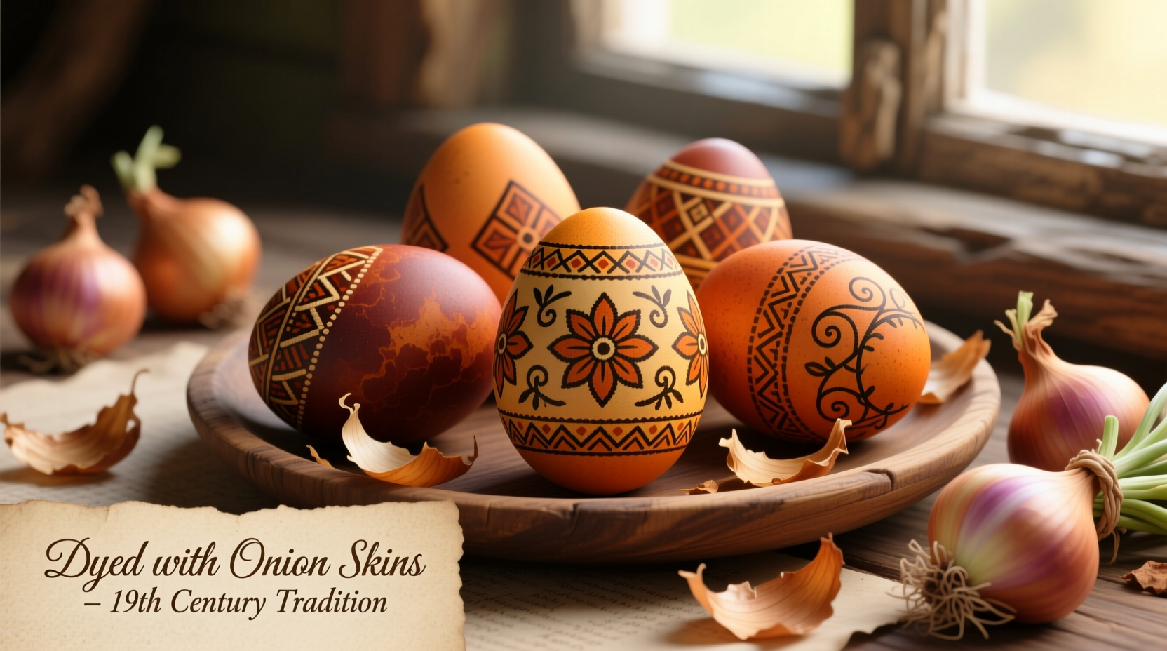 Natural Egg Dyeing with Onion Skins: Step-by-Step Guide