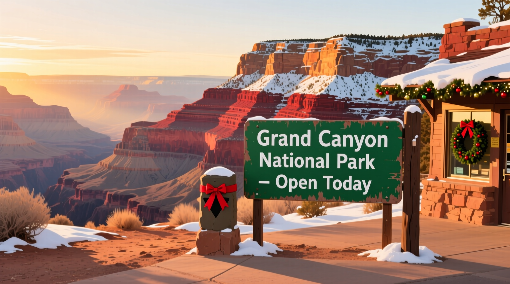 is grand canyon national park open on christmas
