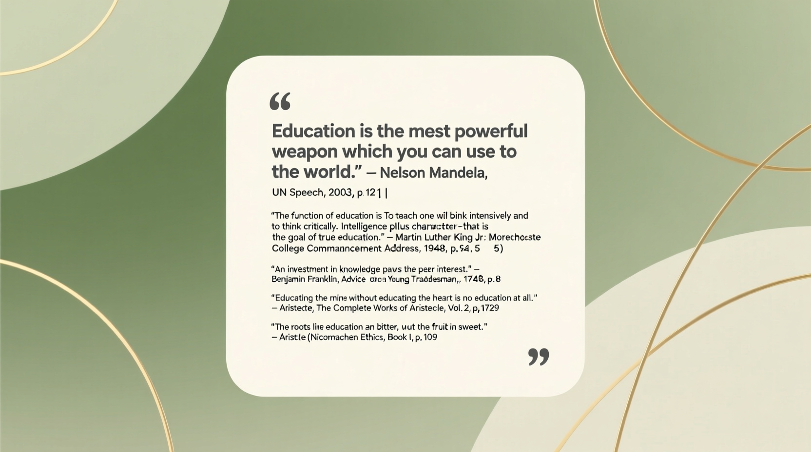 educated quotes with page numbers