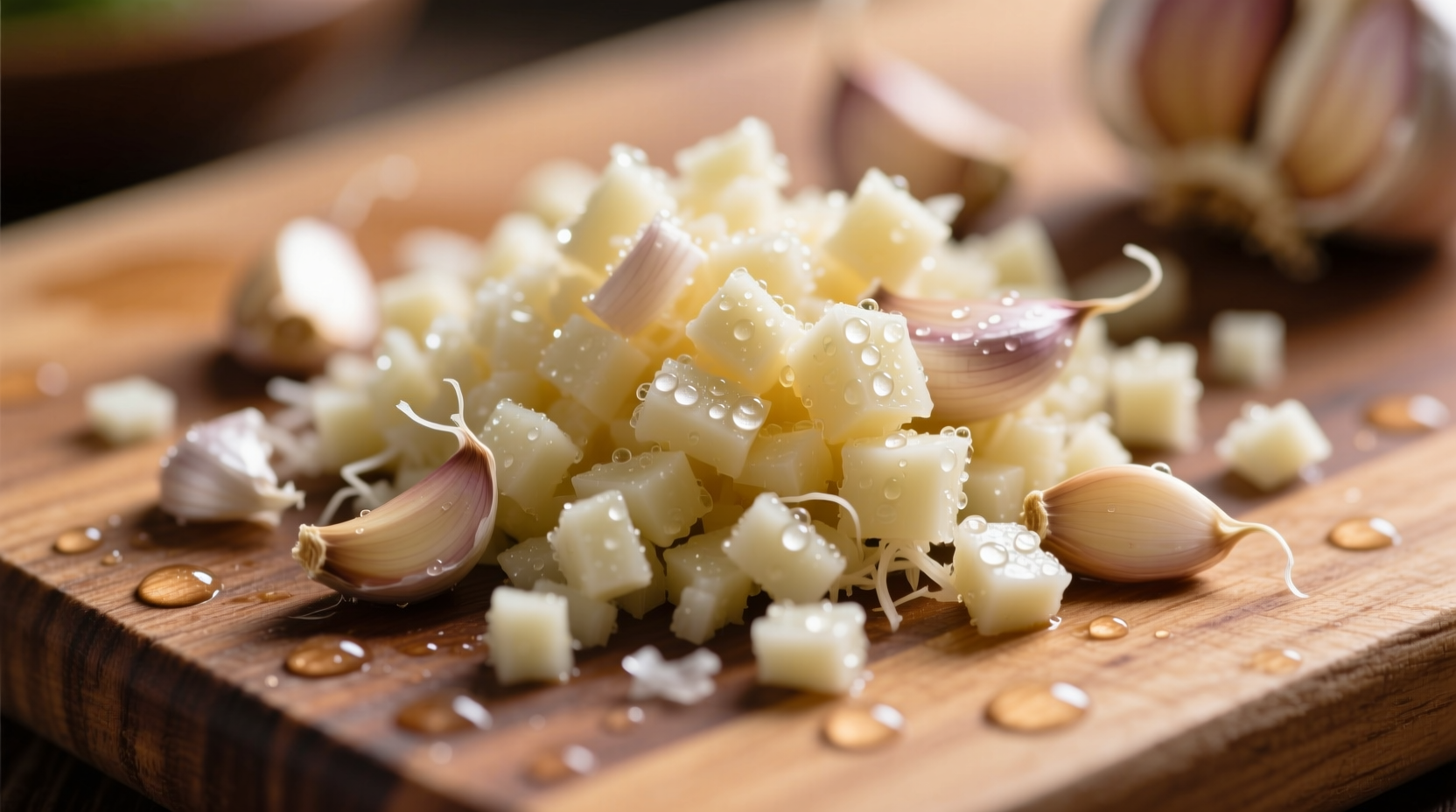 freshly minced garlic