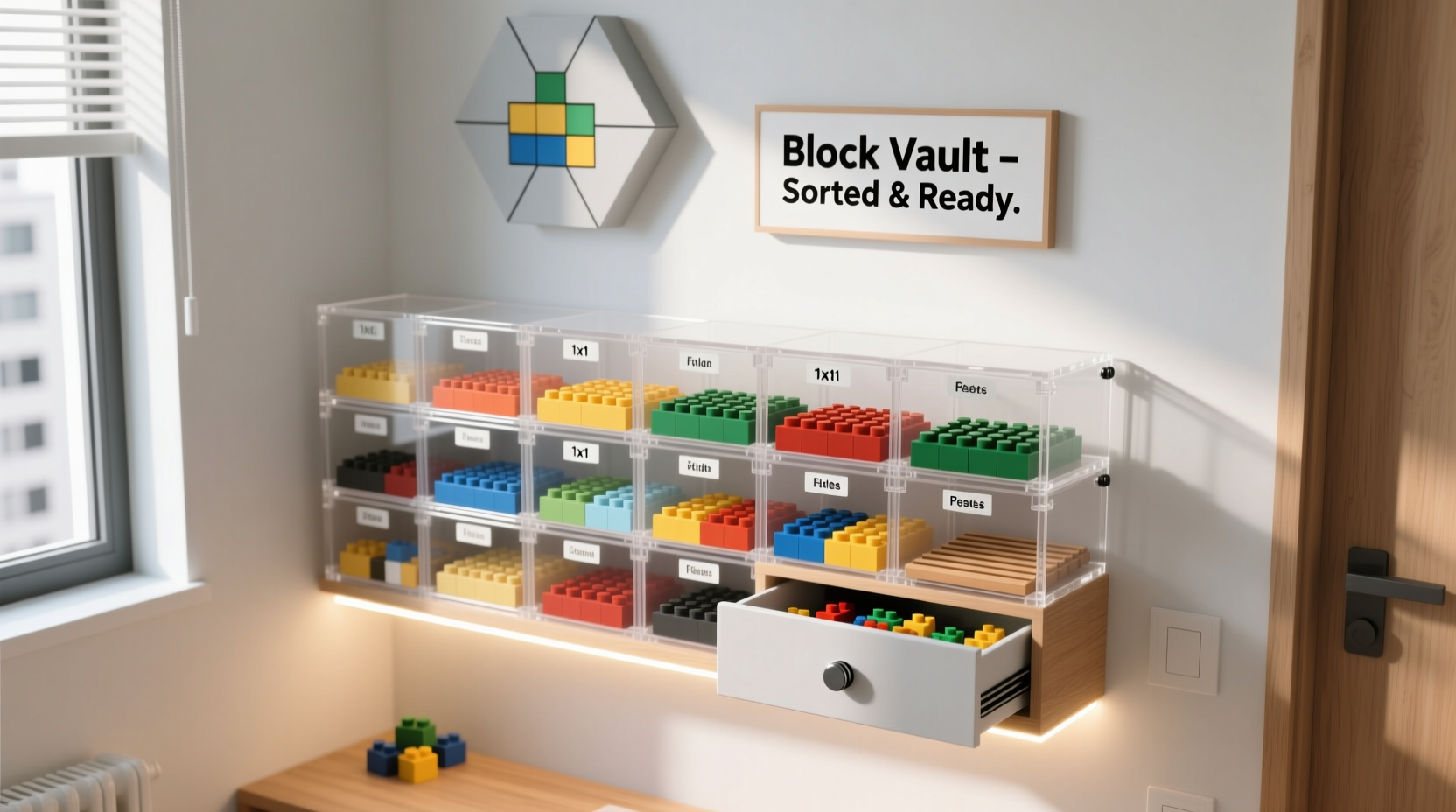 creative and practical storage solutions for tiny particle building block sets