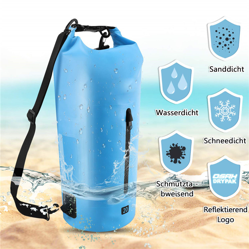 Floating 5L 10L 15L 20L 30L Storage Dry Sack Ocean Pack Waterproof Dry Bag for Boating Kayaking Camping Hiking Swimming