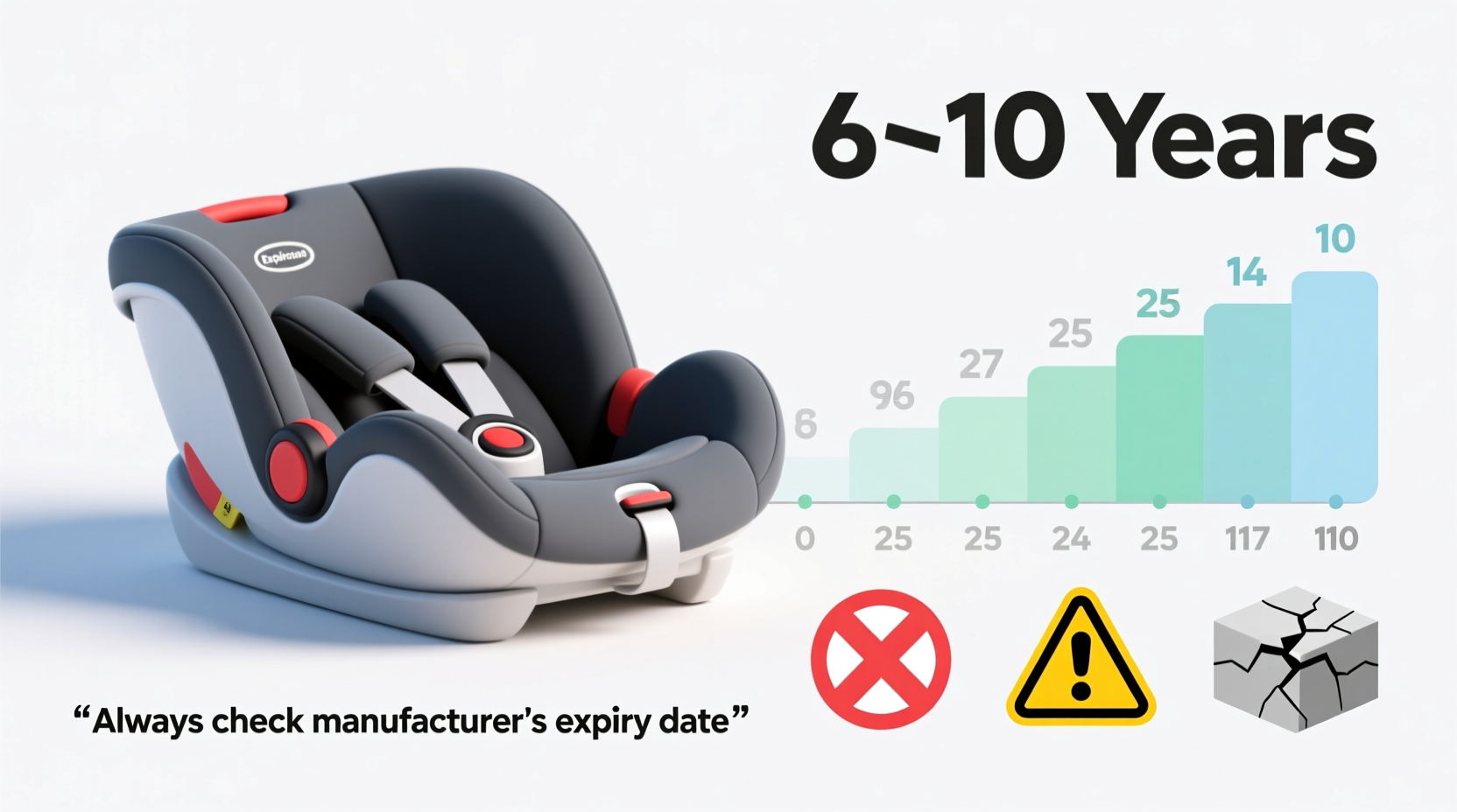 how long are infant car seat bases good for