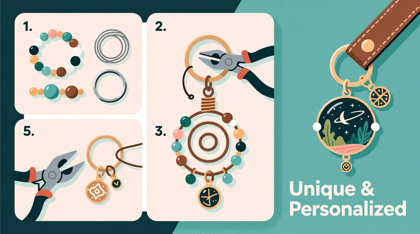 step by step guide to crafting unique diy keychain ornaments that stand out