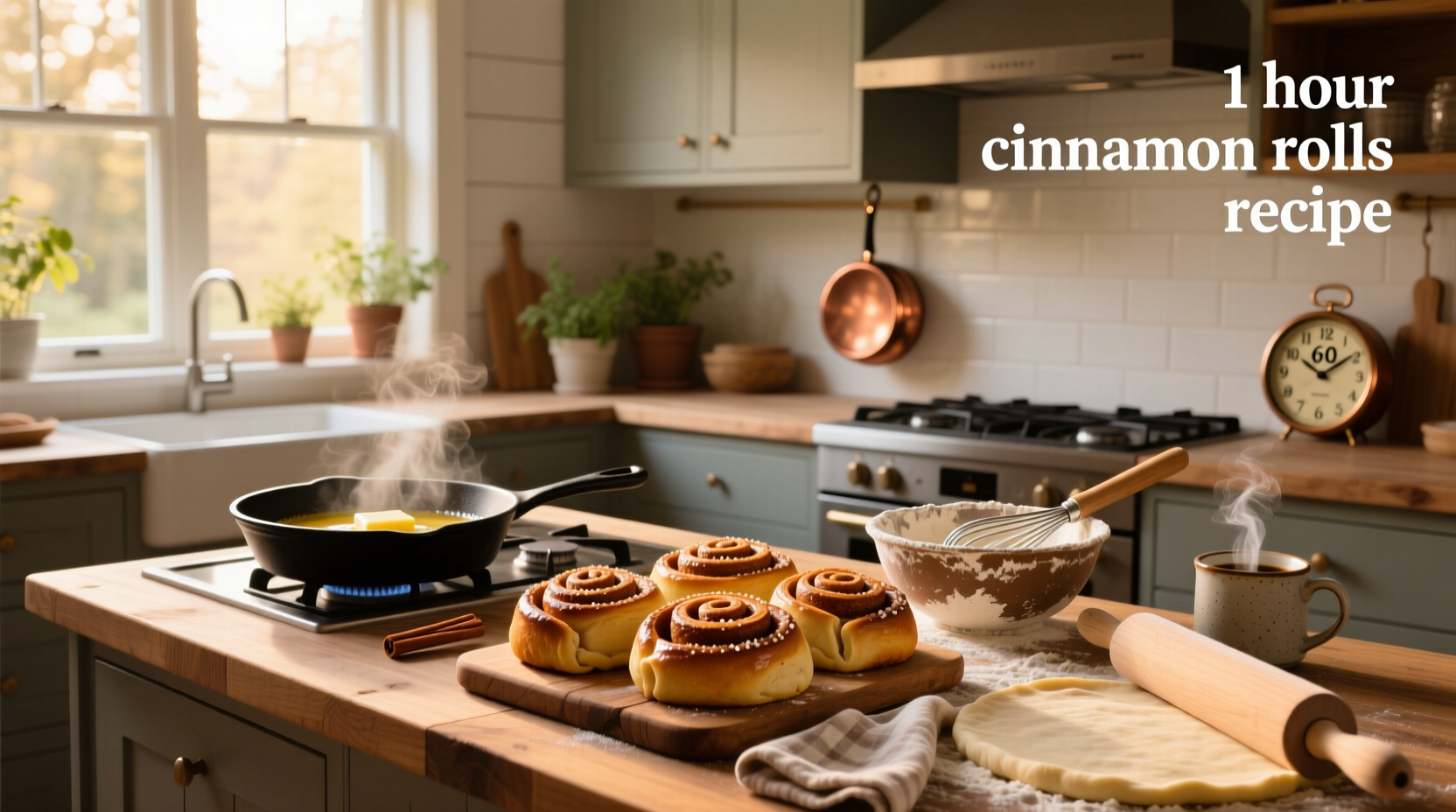 1 hour cinnamon rolls recipe guide