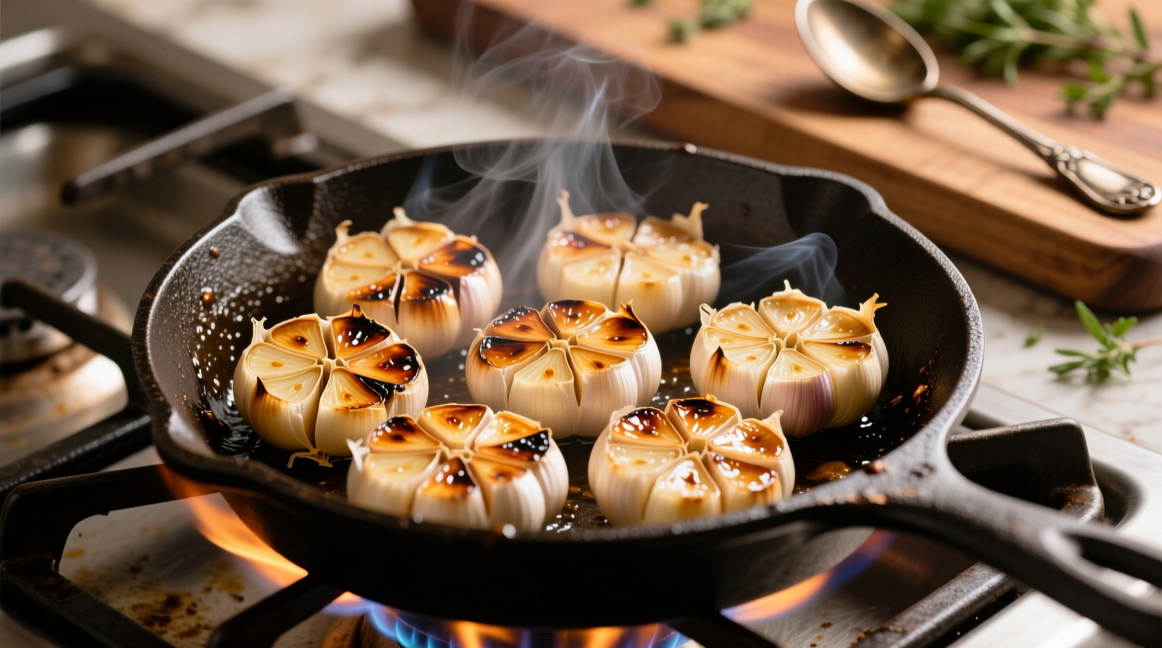 how long does it take to roast garlic