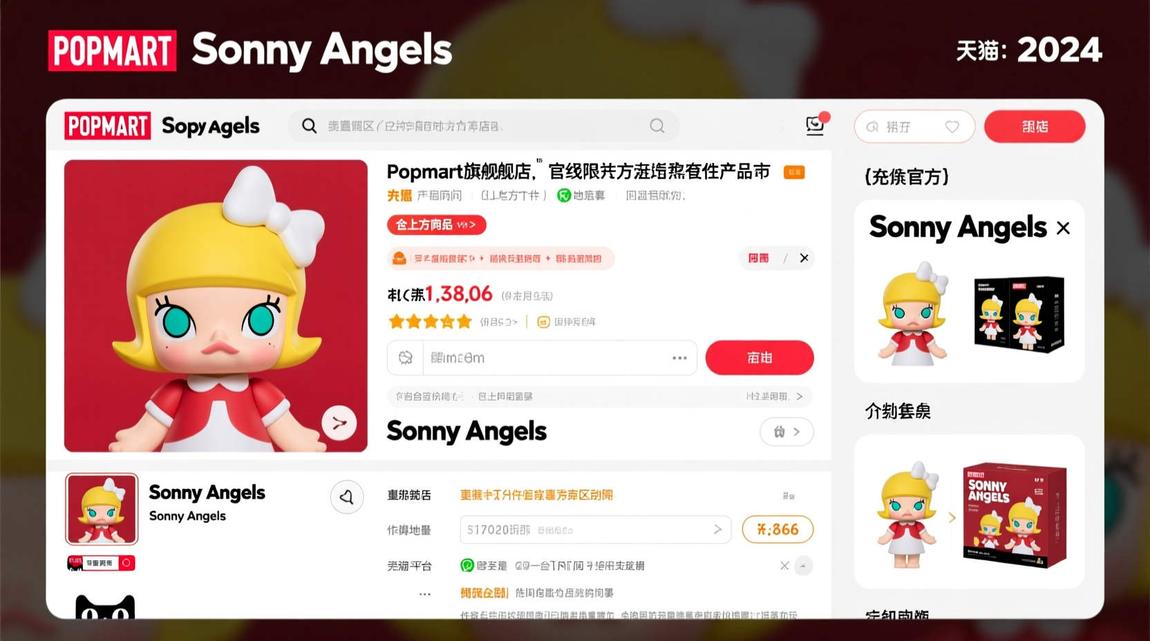 does popmart sell sonny angels