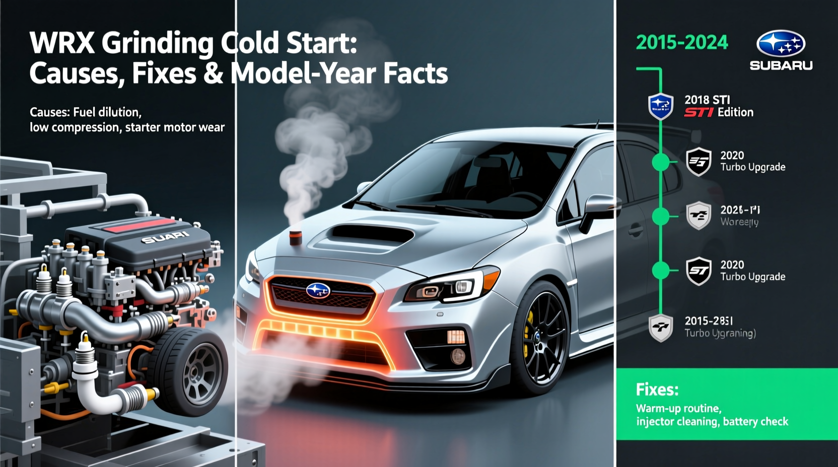 wrx grinding cold start
