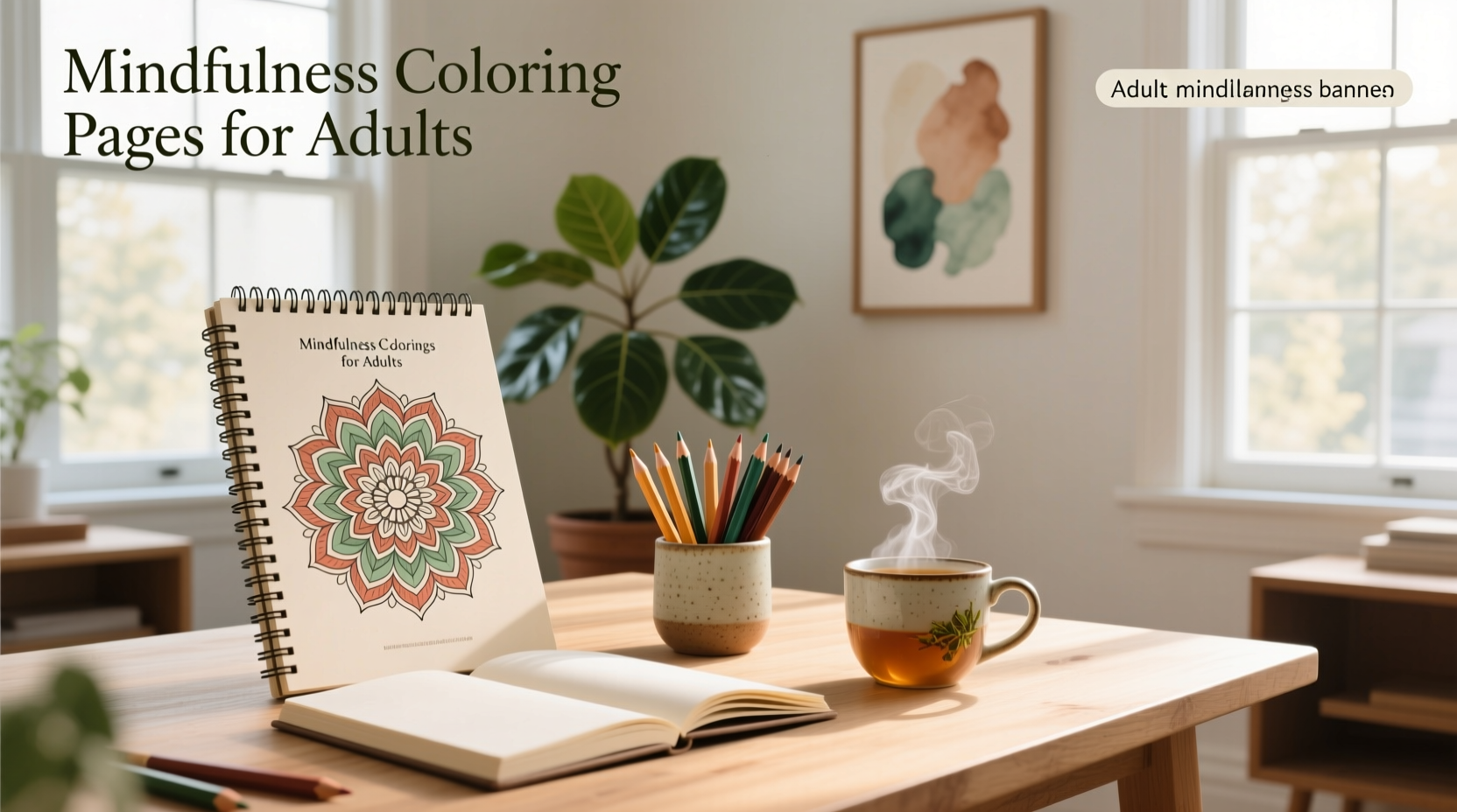 mindfulness coloring for adults