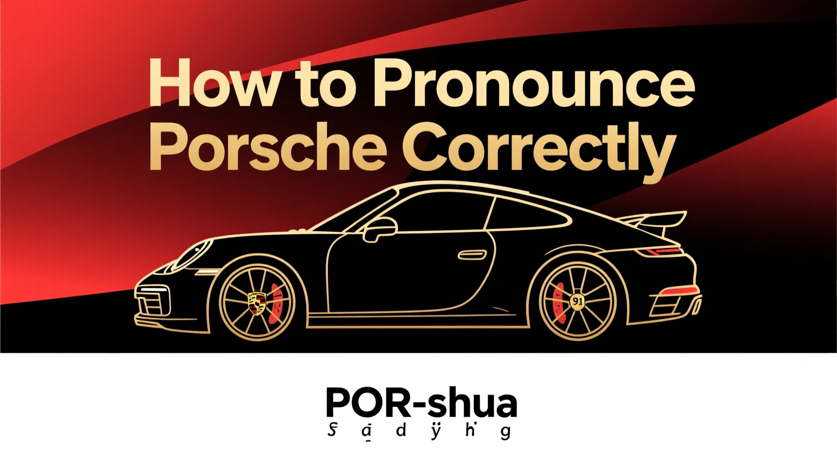 how do you pronounce the car porsche