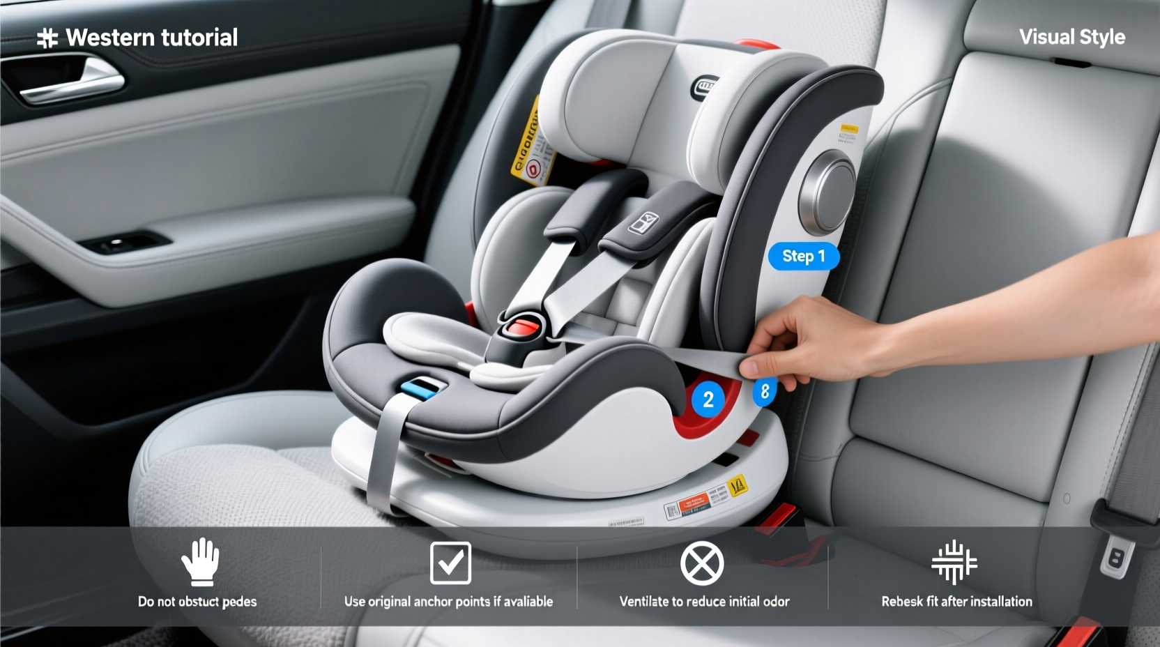 child car seat materials cell styrofoam