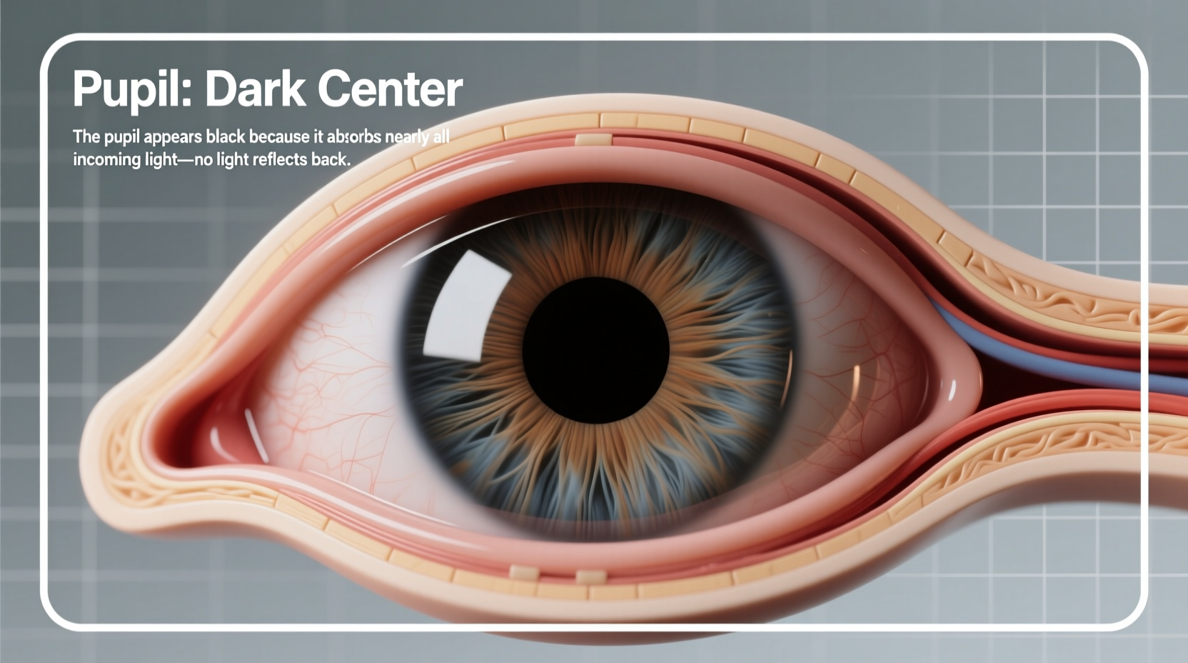 why are pupils black understanding the eyes dark center