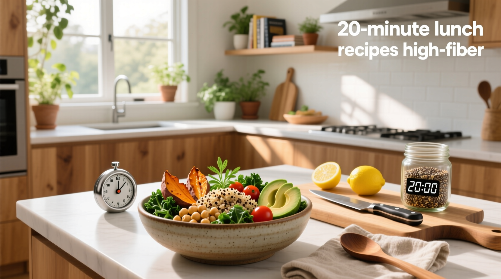 20 minute high fiber lunches