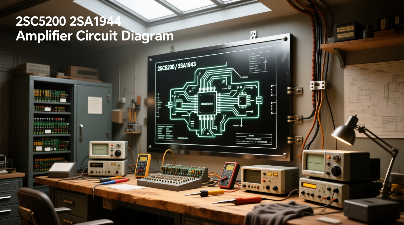 2sc5200/2sa1943 amplifier circuit guide
