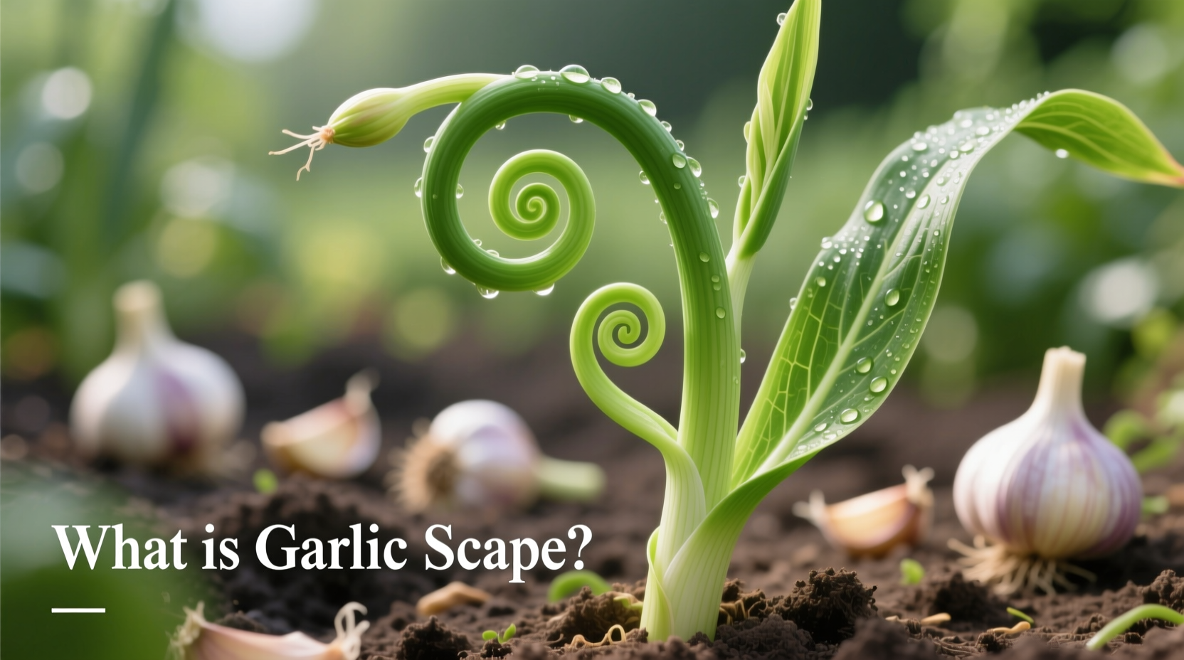 what is garlic scape