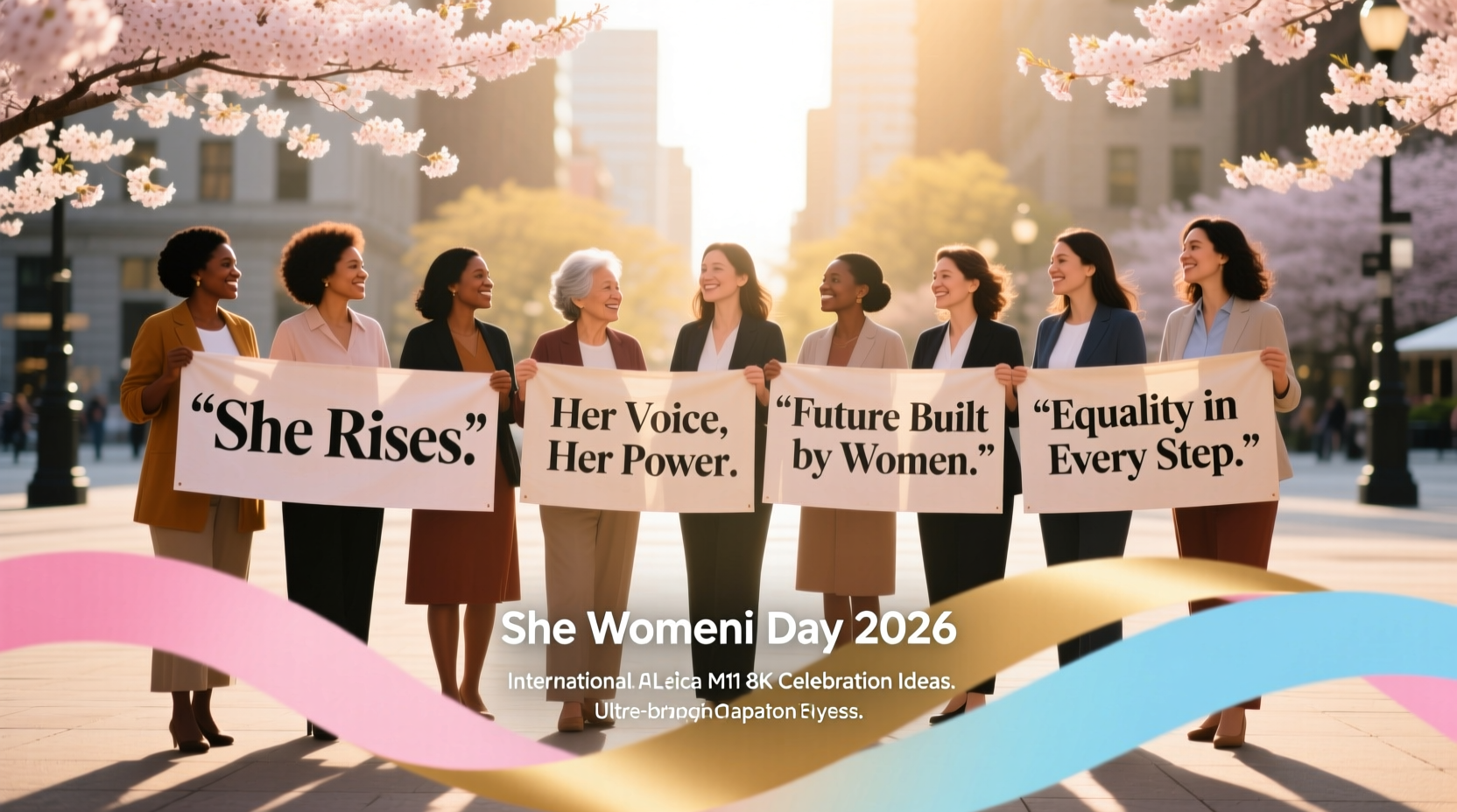 womens day caption