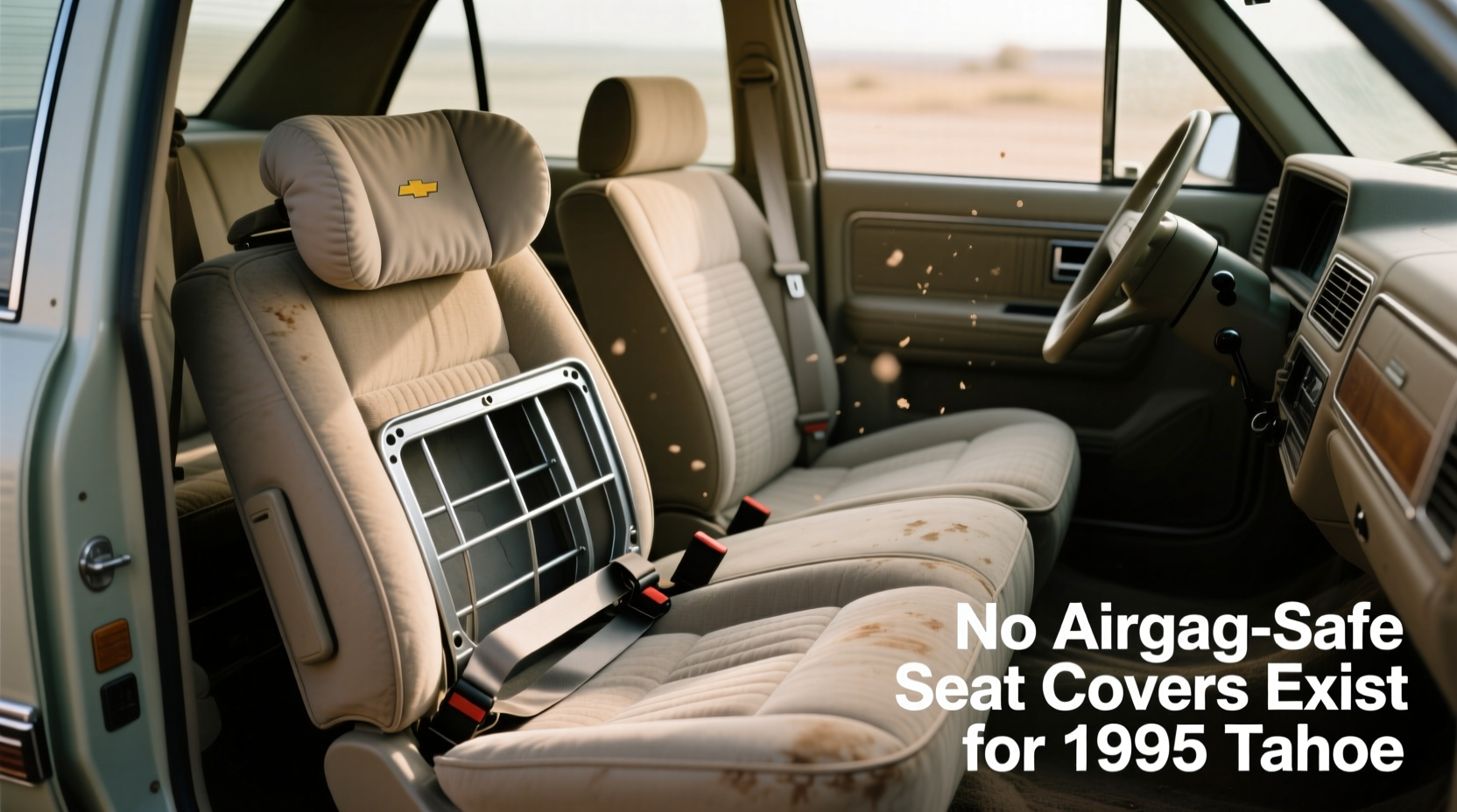tahoe 1995 airbag safety seat covers