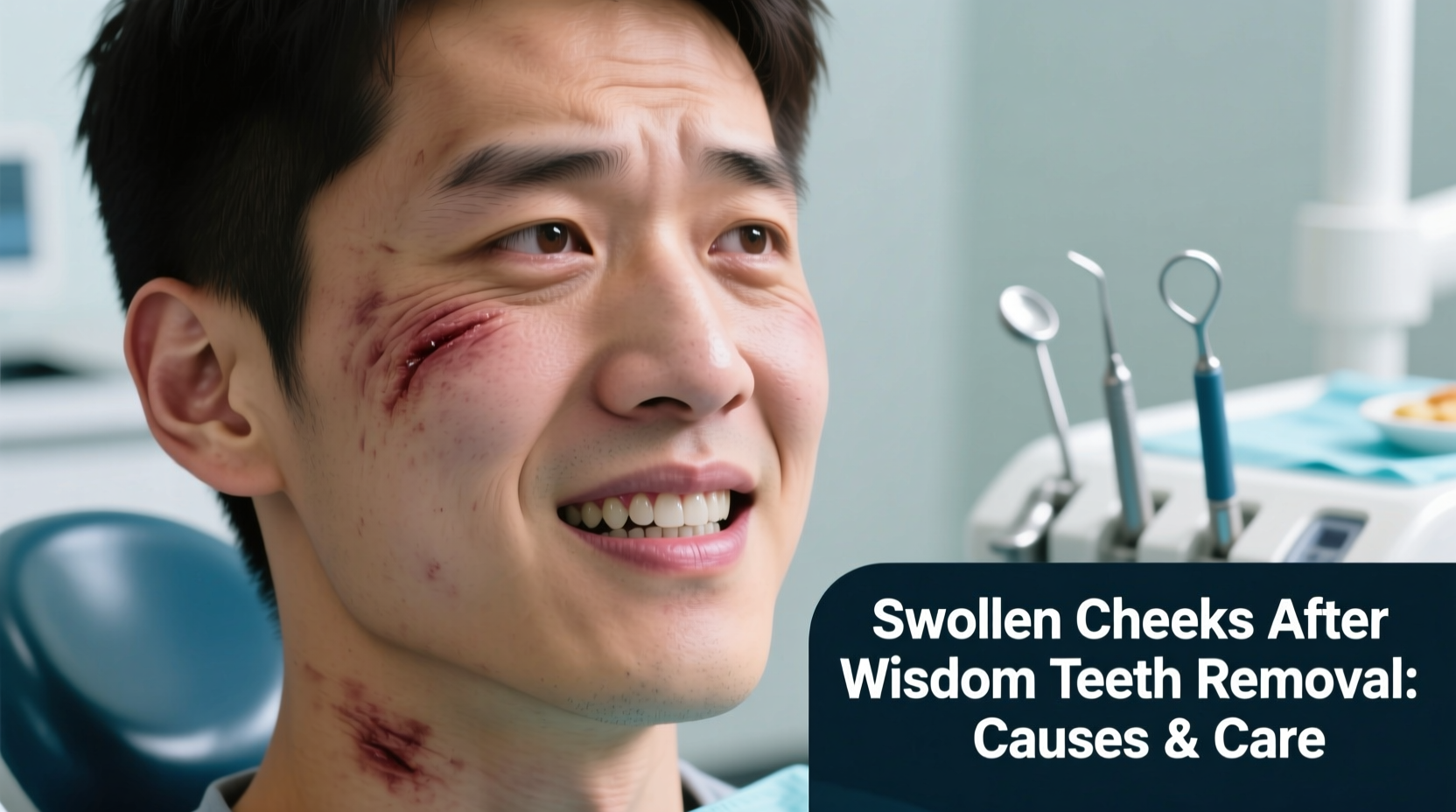 swollen cheeks after wisdom teeth removal why what to do